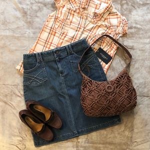 Sonoma Blue Jean Skirt